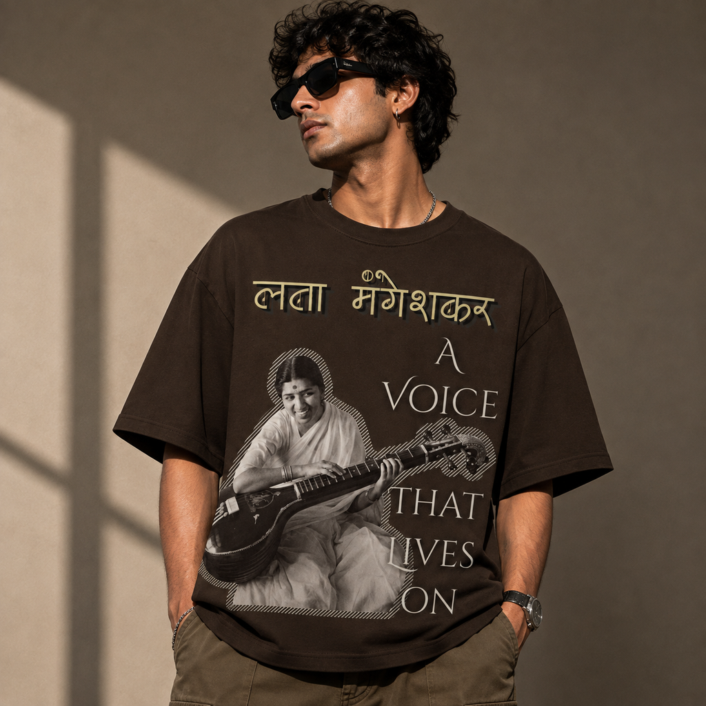 Lata Mangeshkar - Oversized T-shirt