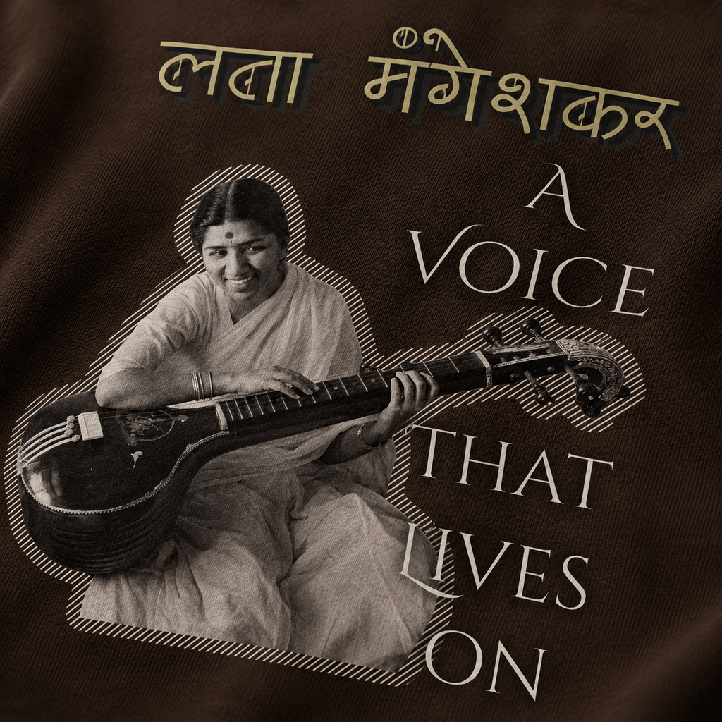 Lata Mangeshkar - Oversized T-shirt