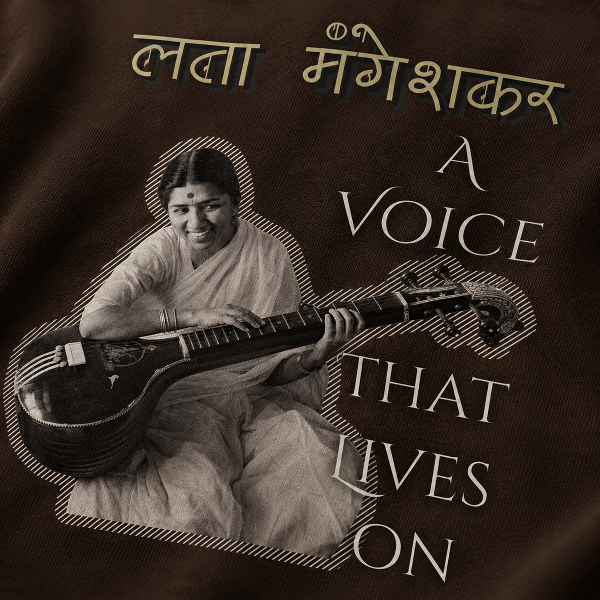 Lata Mangeshkar - Oversized T-shirt