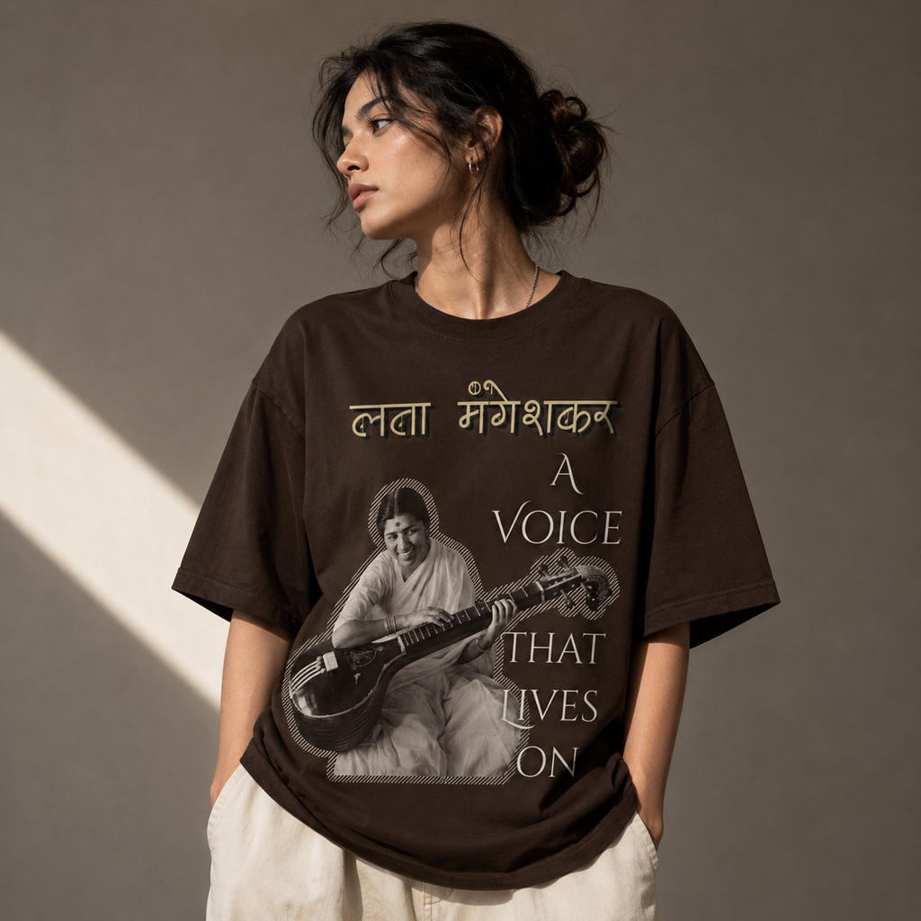 Lata Mangeshkar - Oversized T-shirt